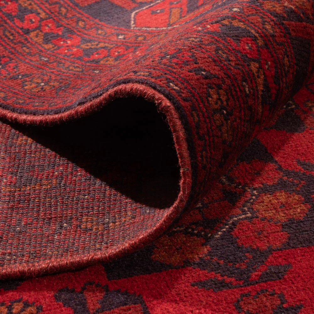 Afghanske tepper - Kunduz - 344 x 255 cm - rød