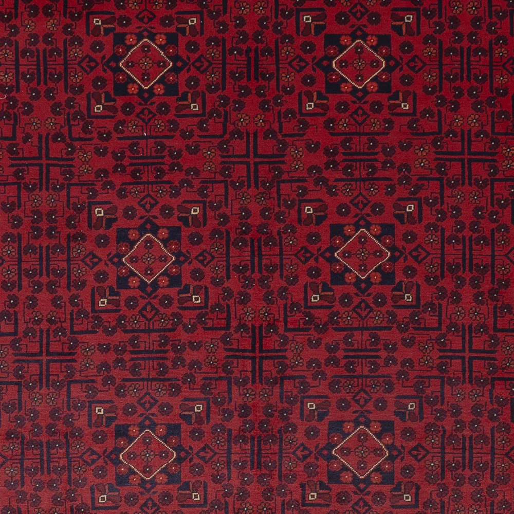 Afghanske tepper - Kunduz - 345 x 244 cm - rød