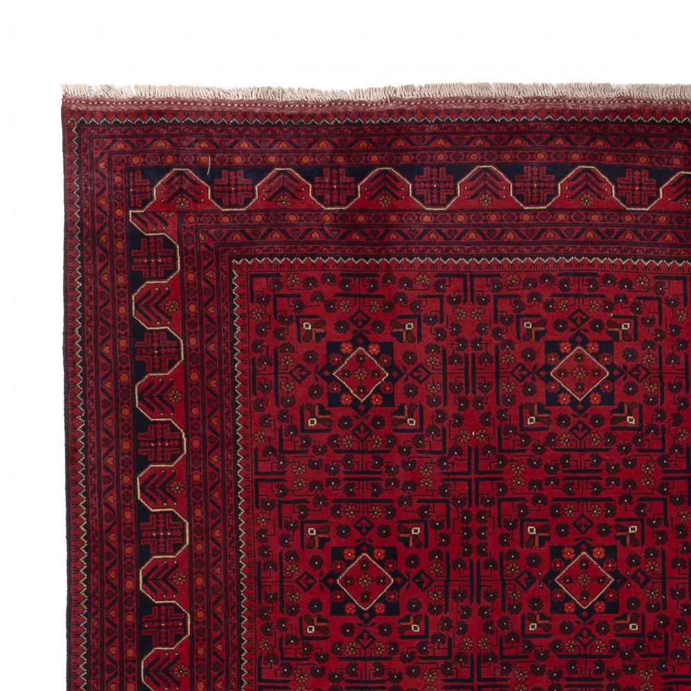 Afghanske tepper - Kunduz - 345 x 244 cm - rød