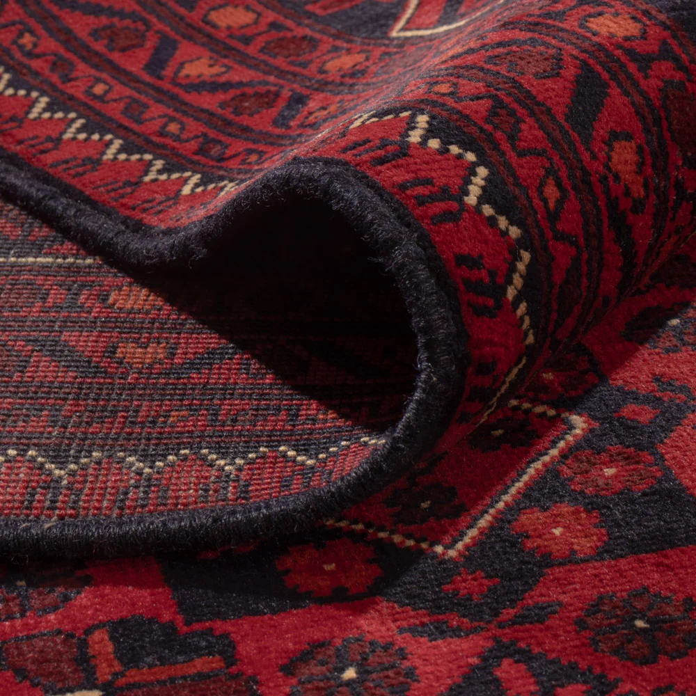 Afghanske tepper - Kunduz - 345 x 244 cm - rød