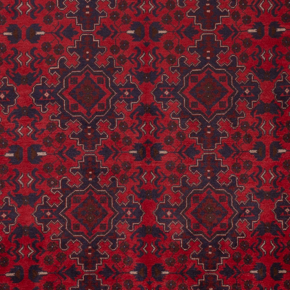 Afghanske tepper - Kunduz - 345 x 248 cm - rød