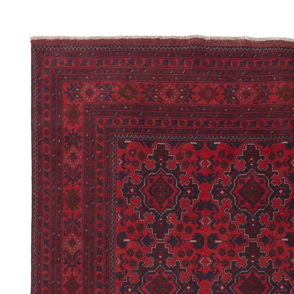 Afghanske tepper - Kunduz - 345 x 248 cm - rød