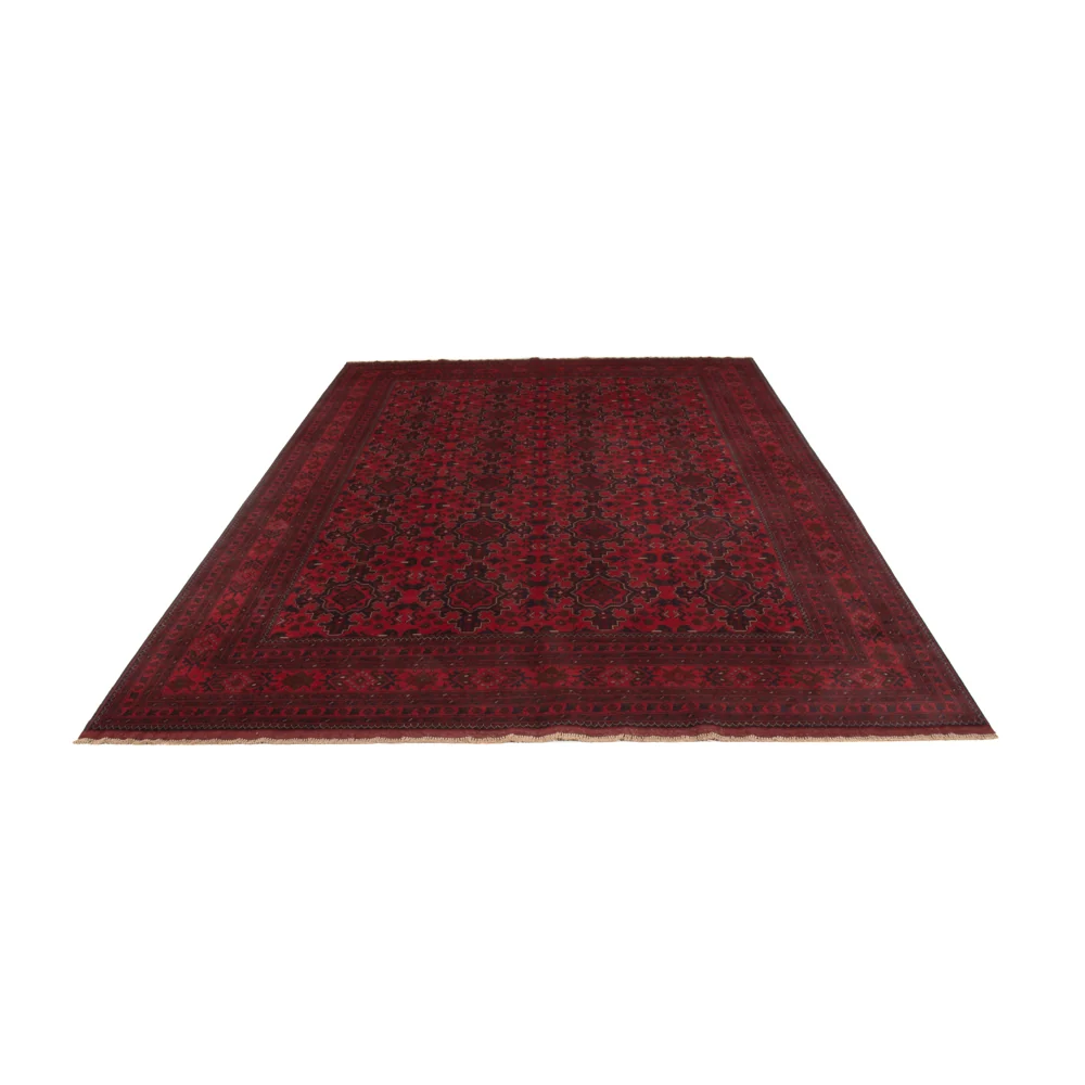 Afghanske tepper - Kunduz - 345 x 248 cm - rød
