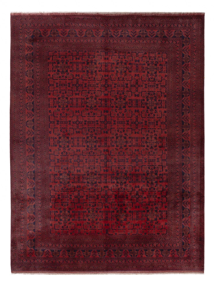 Afghanske tepper - Kunduz - 345 x 253 cm - rød