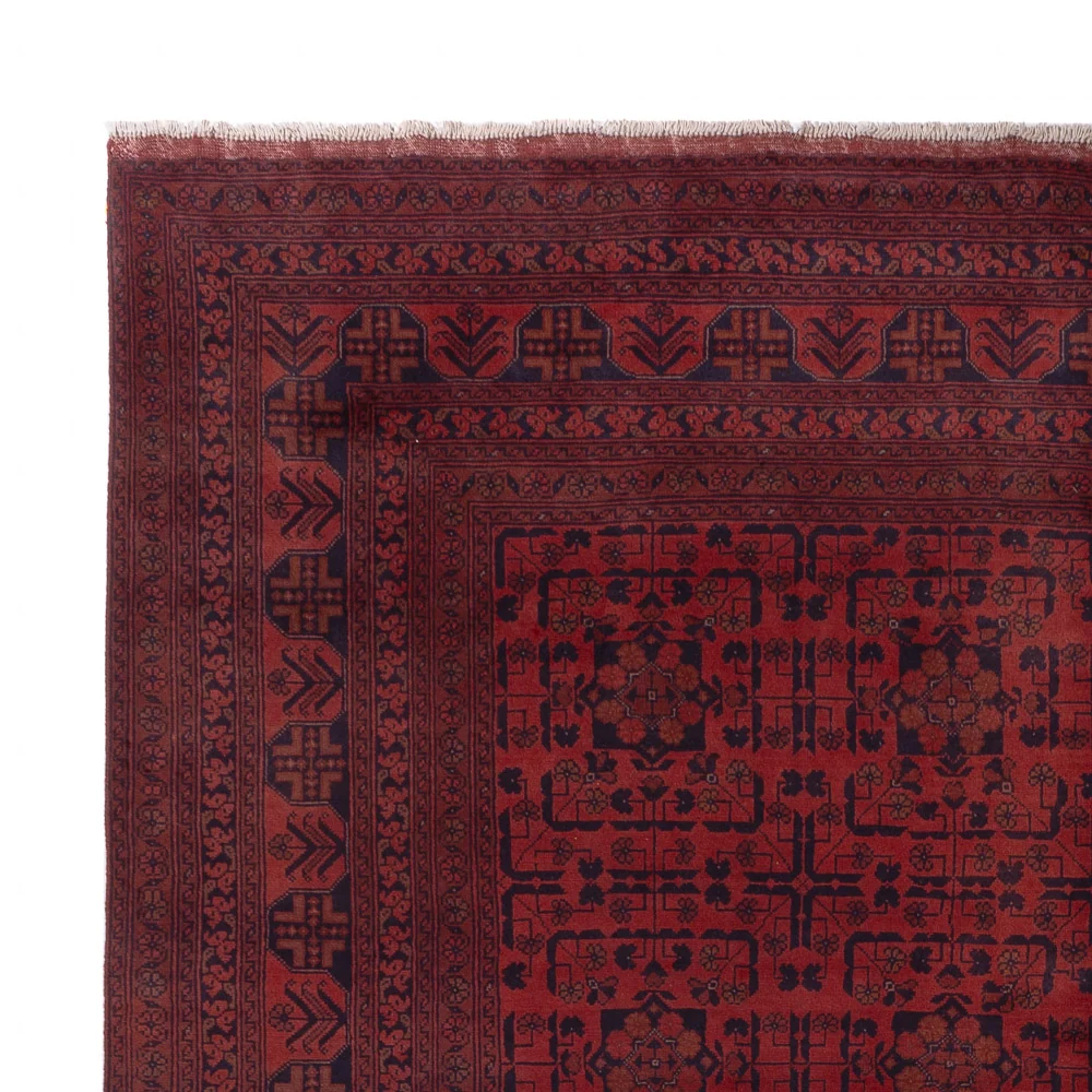 Afghanske tepper - Kunduz - 345 x 253 cm - rød