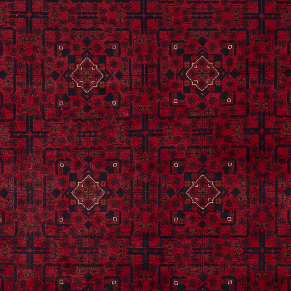 Afghanske tepper - Kunduz - 347 x 254 cm - rød