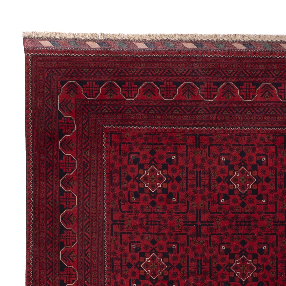 Afghanske tepper - Kunduz - 347 x 254 cm - rød