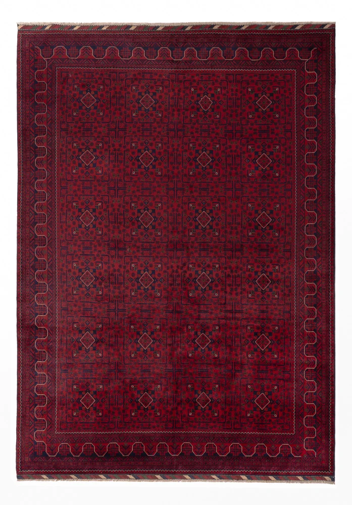 Afghanske tepper - Kunduz - 348 x 251 cm - rød