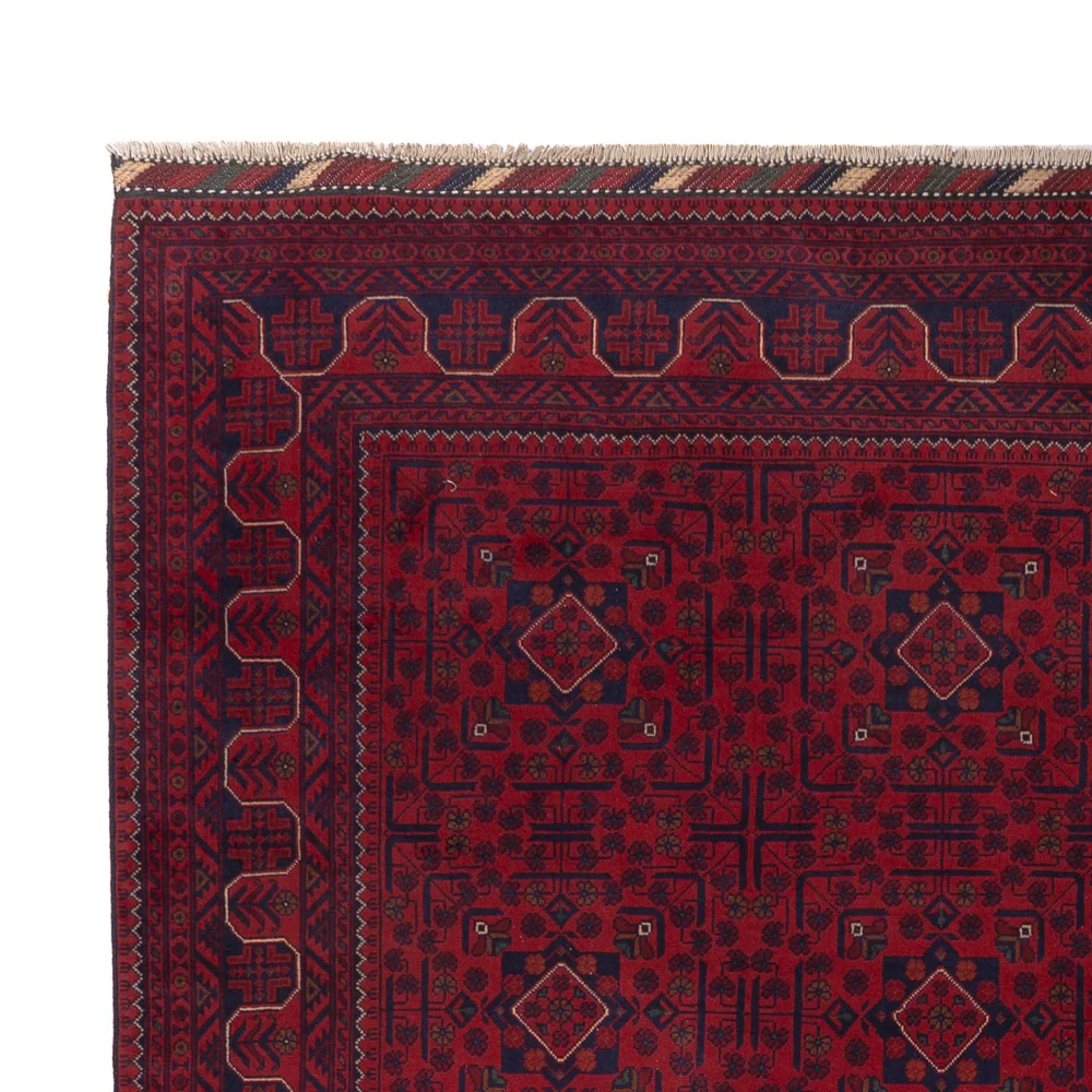 Afghanske tepper - Kunduz - 348 x 251 cm - rød