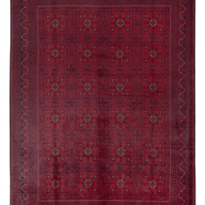Afghanske tepper - Kunduz - 349 x 253 cm - rød