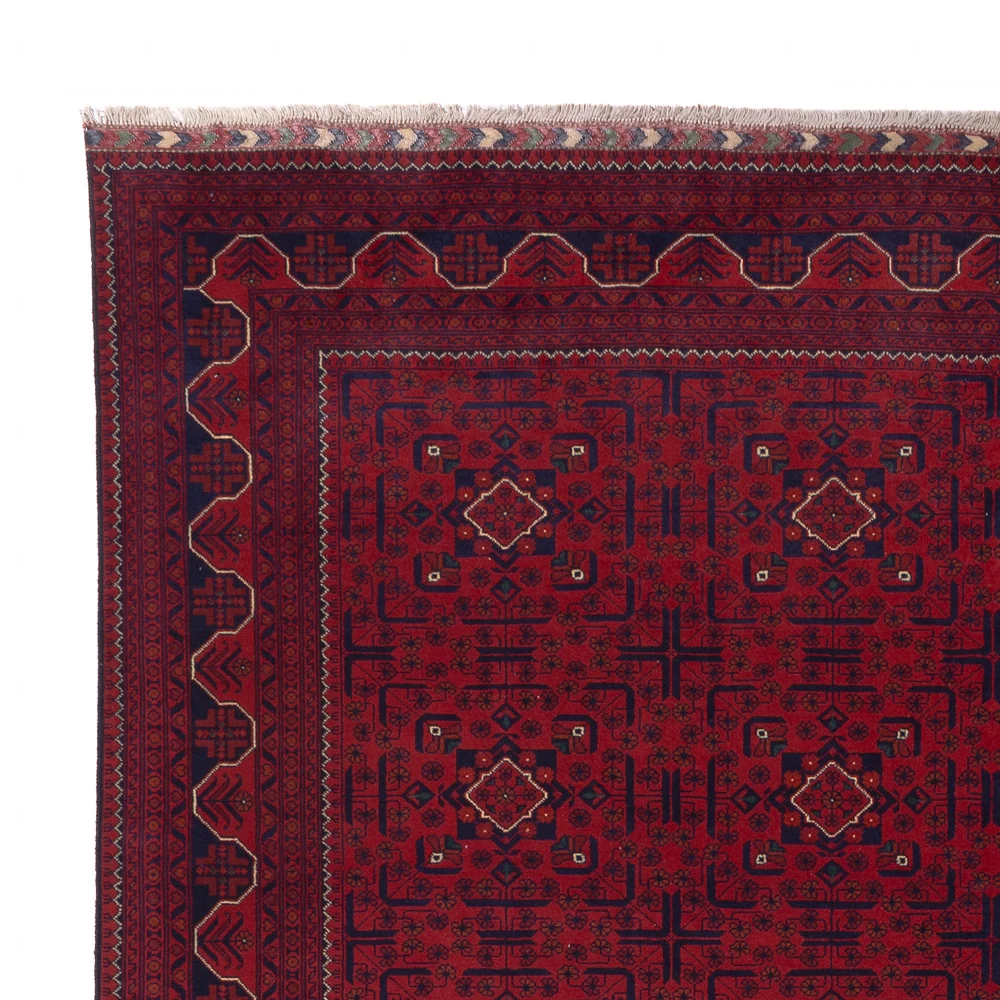 Afghanske tepper - Kunduz - 350 x 249 cm - rød