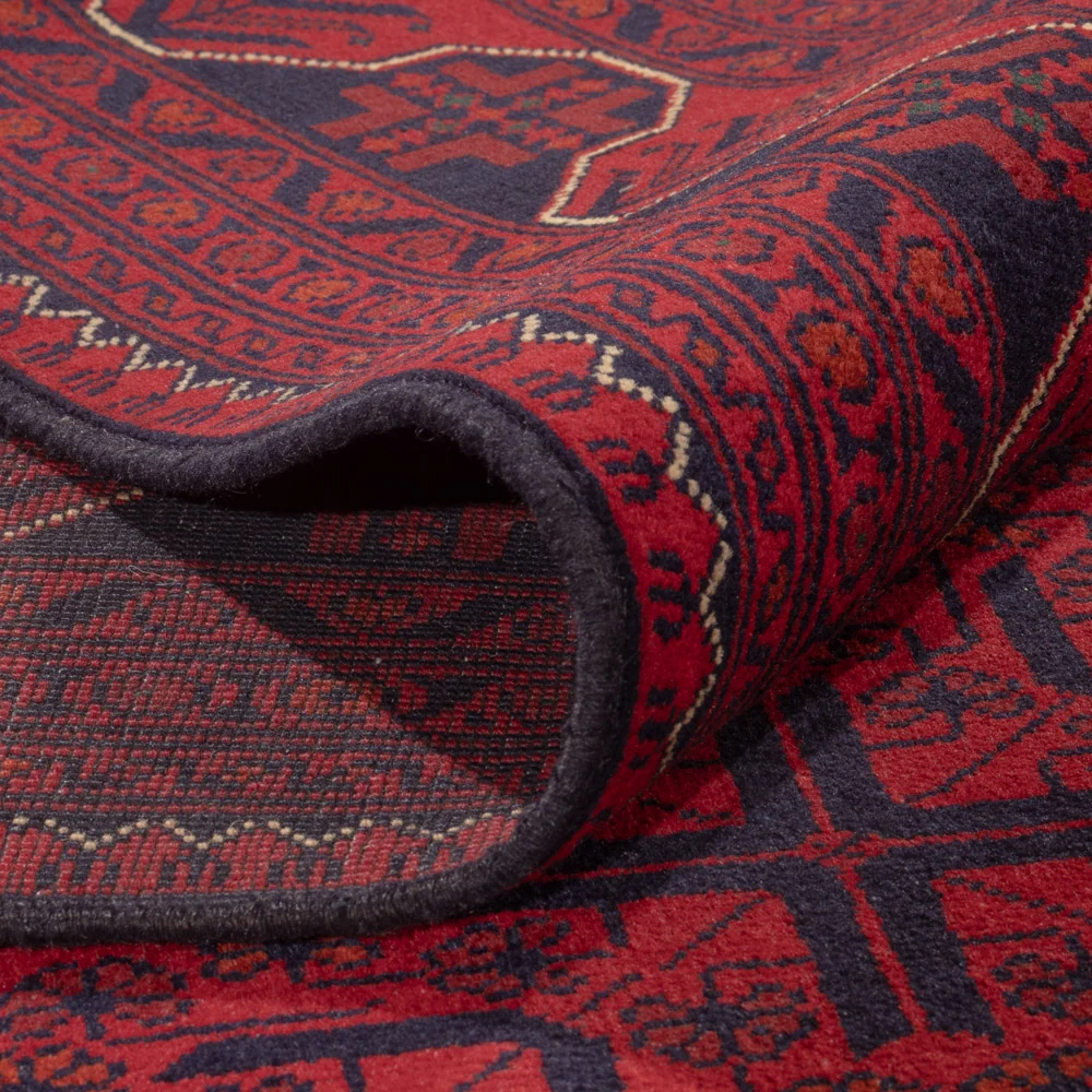 Afghanske tepper - Kunduz - 350 x 249 cm - rød