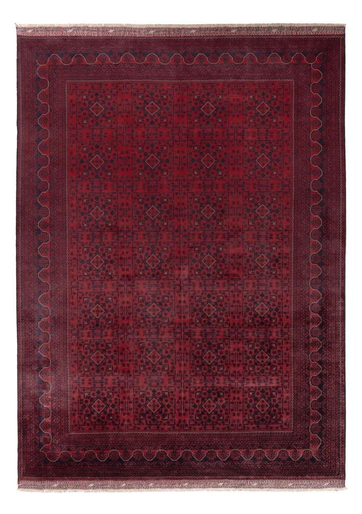 Afghanske tepper - Kunduz - 350 x 251 cm - rød