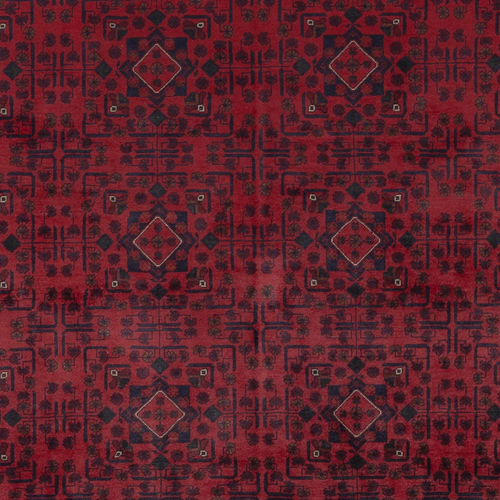 Afghanske tepper - Kunduz - 350 x 251 cm - rød