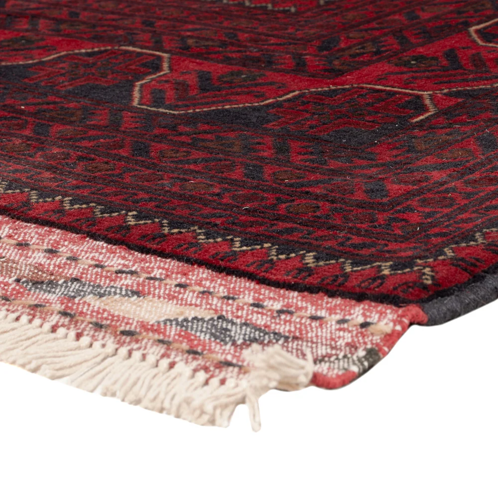 Afghanske tepper - Kunduz - 350 x 251 cm - rød