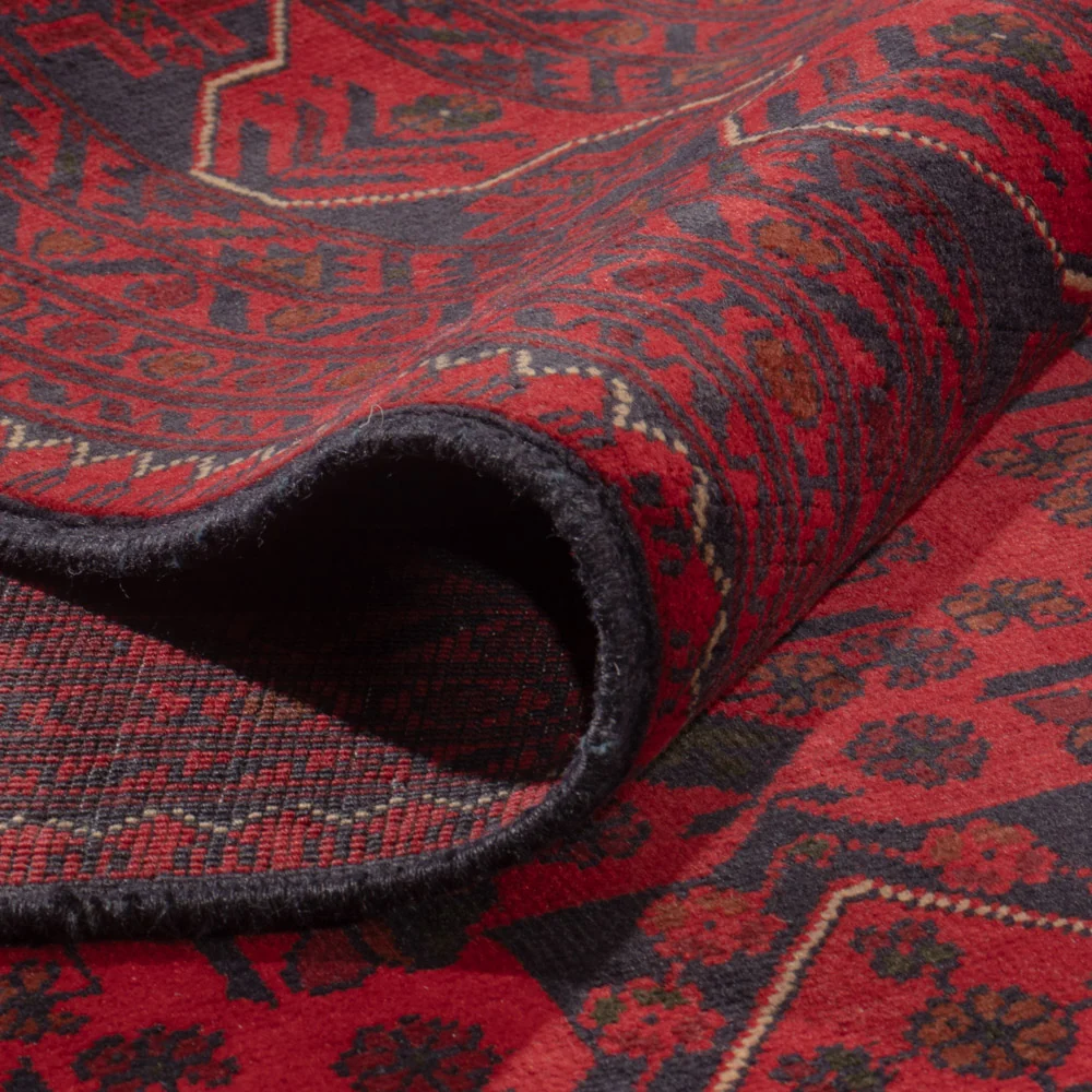 Afghanske tepper - Kunduz - 350 x 251 cm - rød