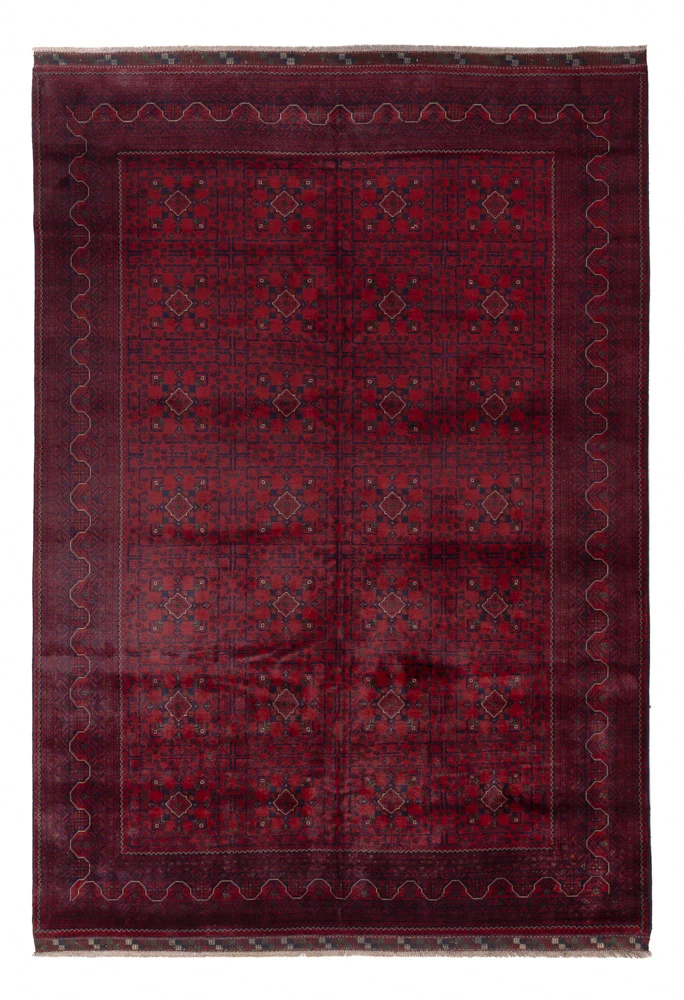 Afghanske tepper - Kunduz - 351 x 249 cm - rød