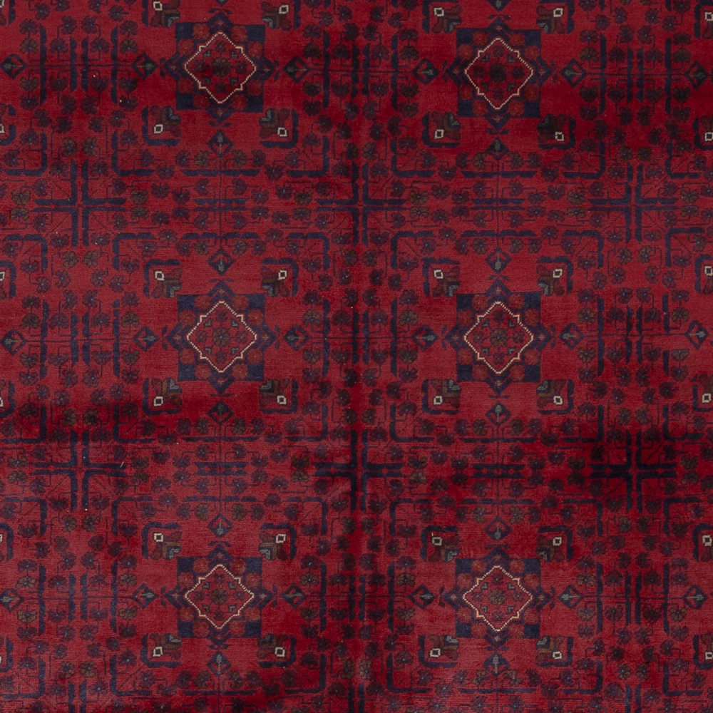Afghanske tepper - Kunduz - 351 x 249 cm - rød