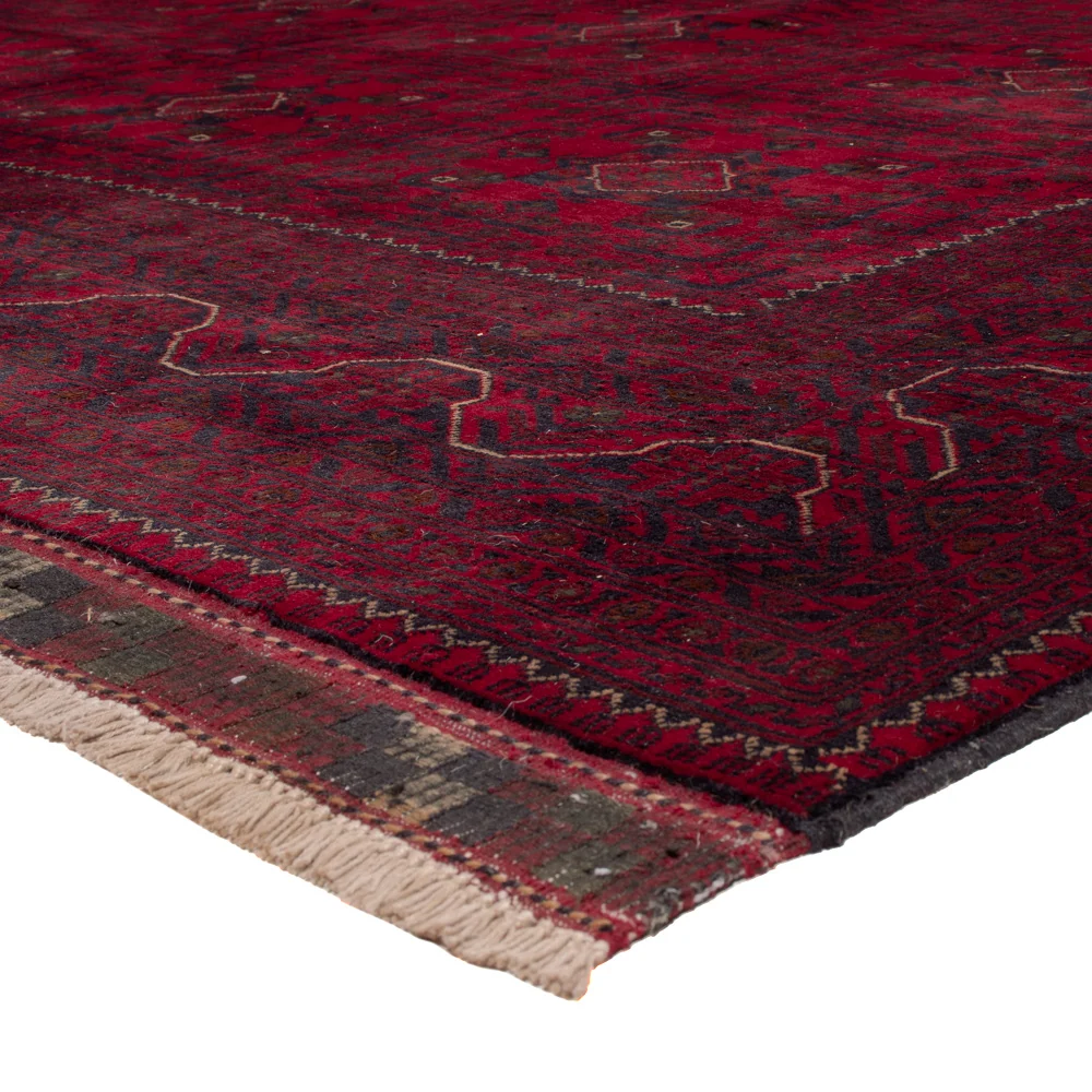 Afghanske tepper - Kunduz - 351 x 249 cm - rød