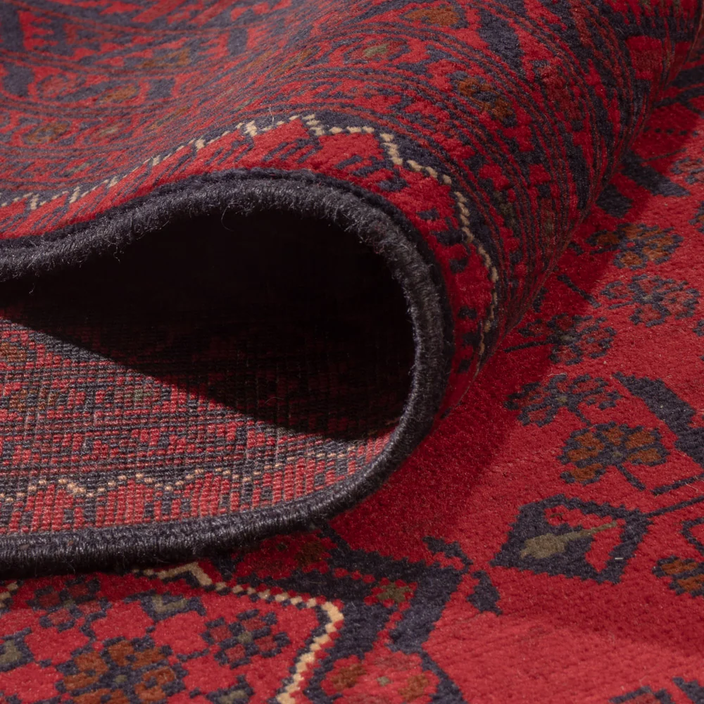 Afghanske tepper - Kunduz - 351 x 249 cm - rød