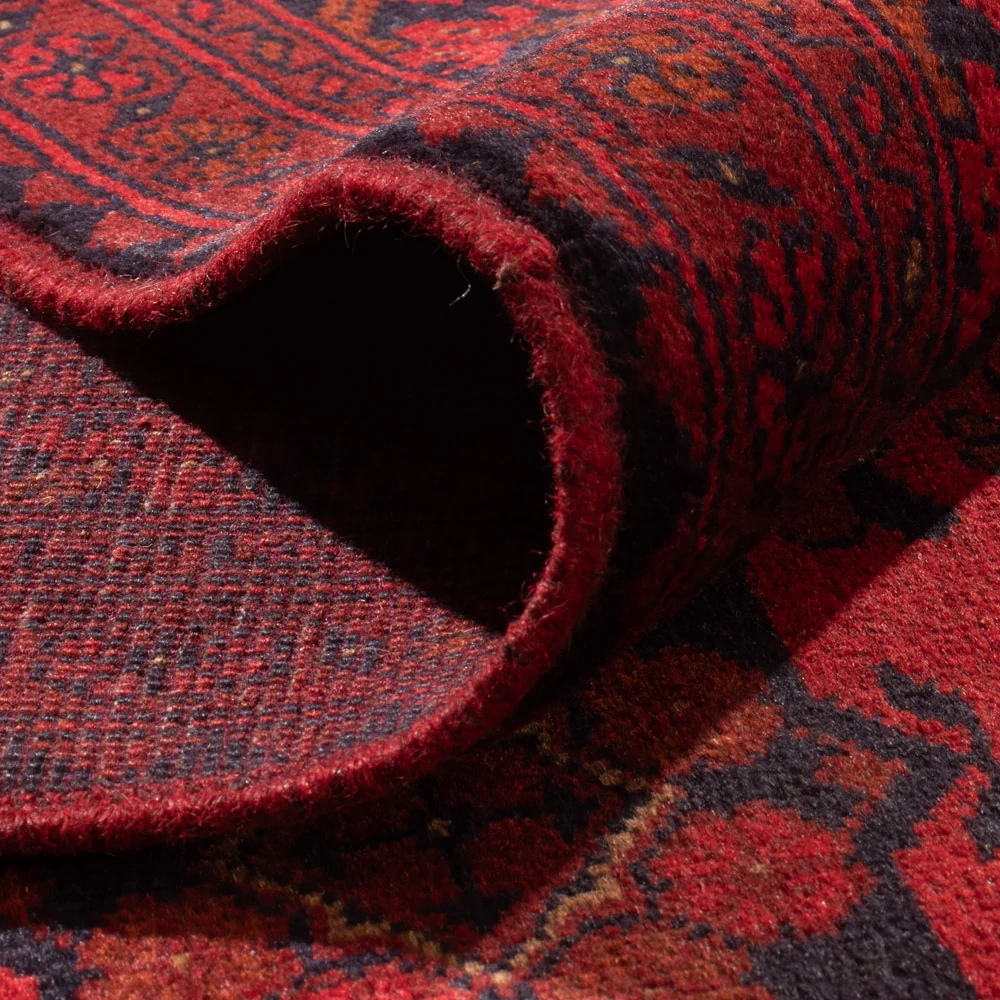 Afghanske tepper - Kunduz - 351 x 254 cm - rød