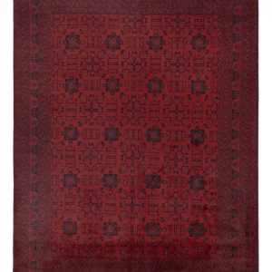 Afghanske tepper - Kunduz - 352 x 258 cm - rød