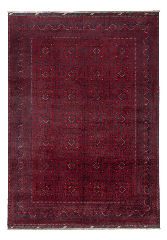 Afghanske tepper - Kunduz - 354 x 248 cm - rød