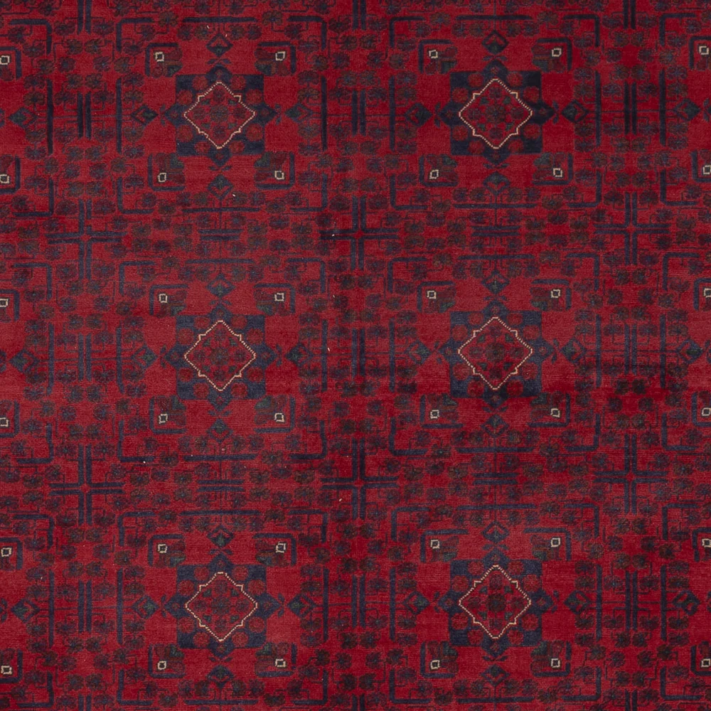 Afghanske tepper - Kunduz - 354 x 248 cm - rød