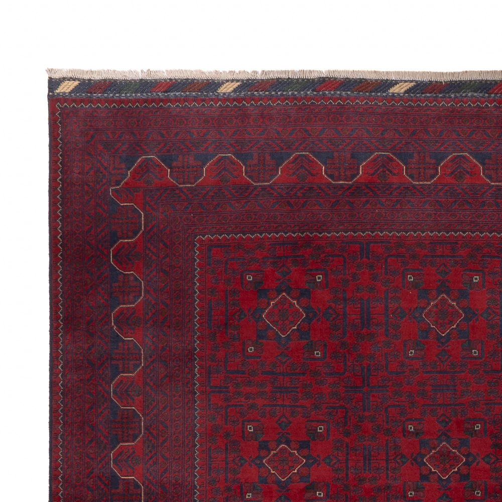 Afghanske tepper - Kunduz - 354 x 248 cm - rød