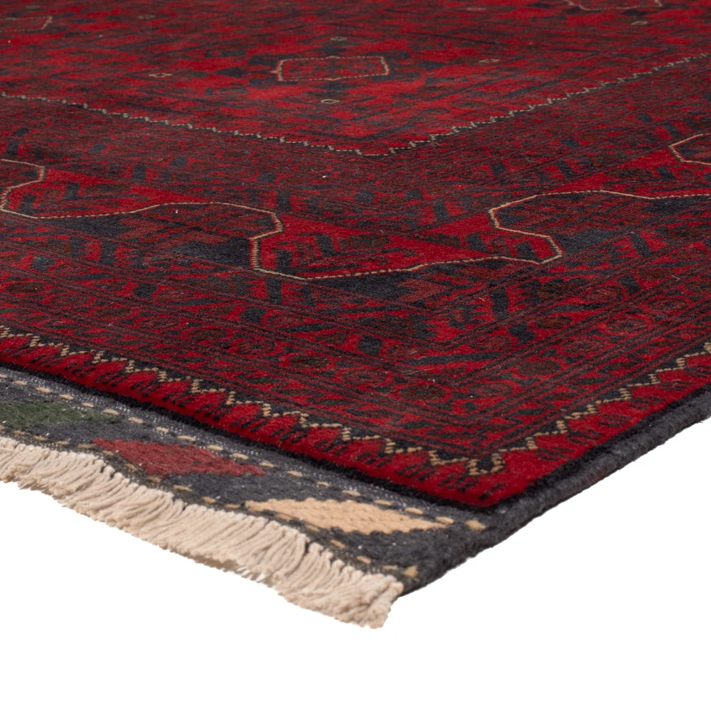 Afghanske tepper - Kunduz - 354 x 248 cm - rød