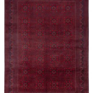 Afghanske tepper - Kunduz - 354 x 248 cm - rød