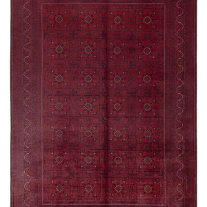 Afghanske tepper - Kunduz - 357 x 249 cm - rød