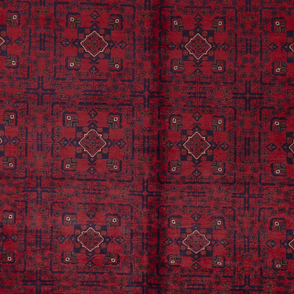 Afghanske tepper - Kunduz - 357 x 249 cm - rød