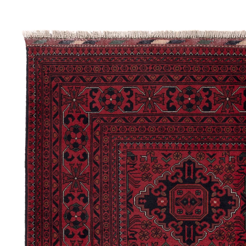 Afghanske tepper - Kunduz - Royal - 189 x 154 cm - rød