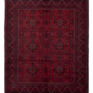 Afghanske tepper - Kunduz - Royal - 195 x 153 cm - rød