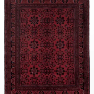 Afghanske tepper - Kunduz - Royal - 196 x 148 cm - rød