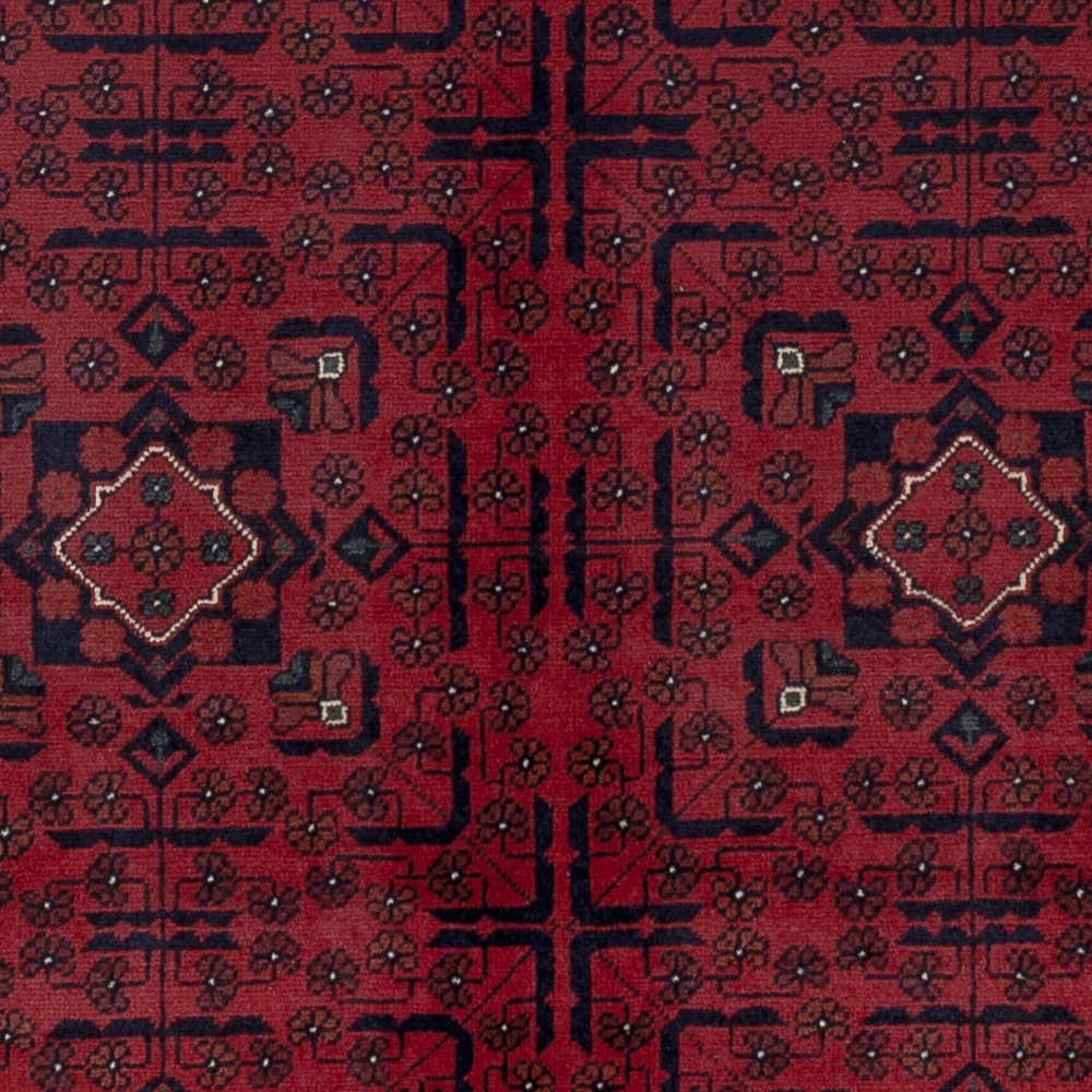 Afghanske tepper - Kunduz - Royal - 199 x 150 cm - rød