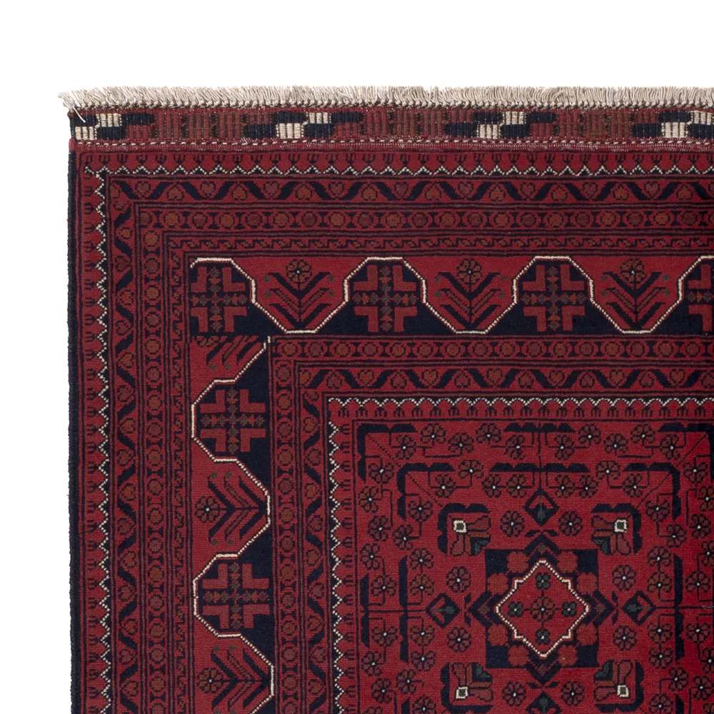 Afghanske tepper - Kunduz - Royal - 199 x 150 cm - rød
