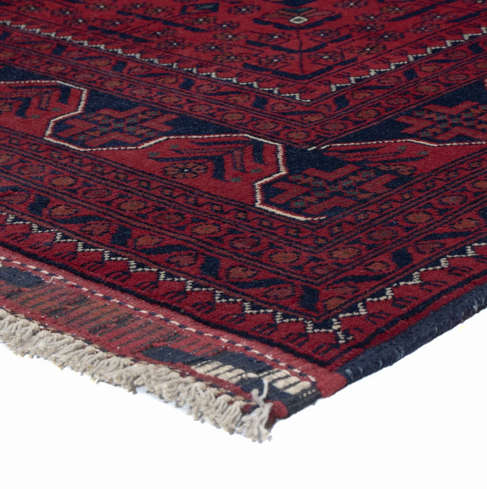 Afghanske tepper - Kunduz - Royal - 199 x 150 cm - rød