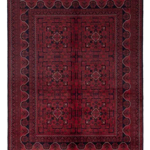 Afghanske tepper - Kunduz - Royal - 199 x 150 cm - rød