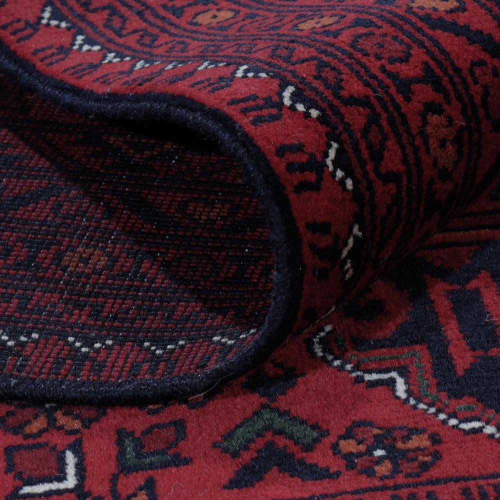 Afghanske tepper - Kunduz - Royal - 203 x 150 cm - rød