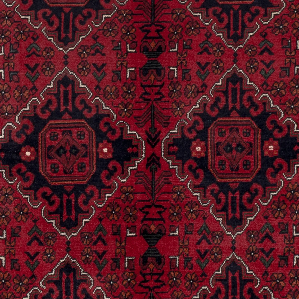 Afghanske tepper - Kunduz - Royal - 203 x 150 cm - rød