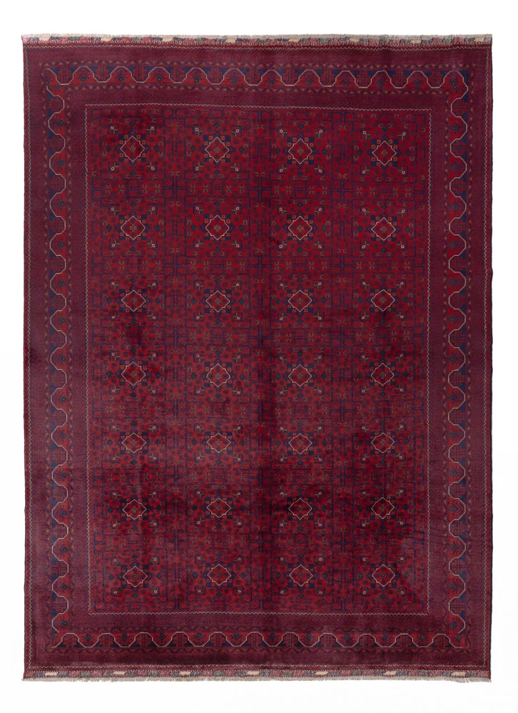Afghanske tepper - Kunduz - Royal - 341 x 250 cm - rød