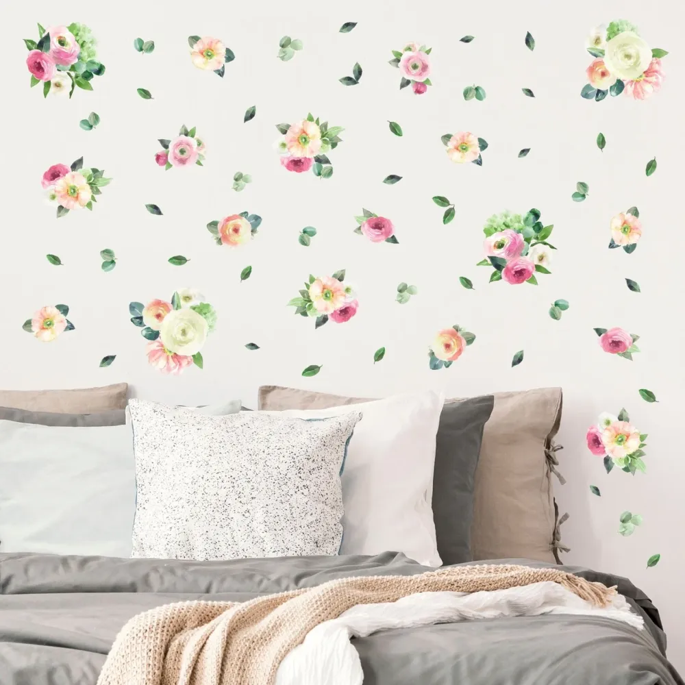 Akvarell blomster tema pakke hagen