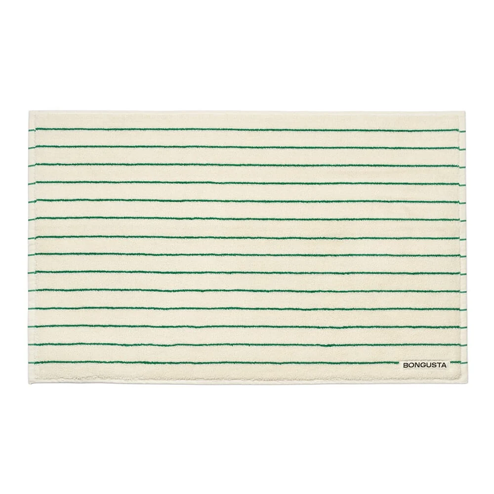 Badematte Pure White & Grass 50x80