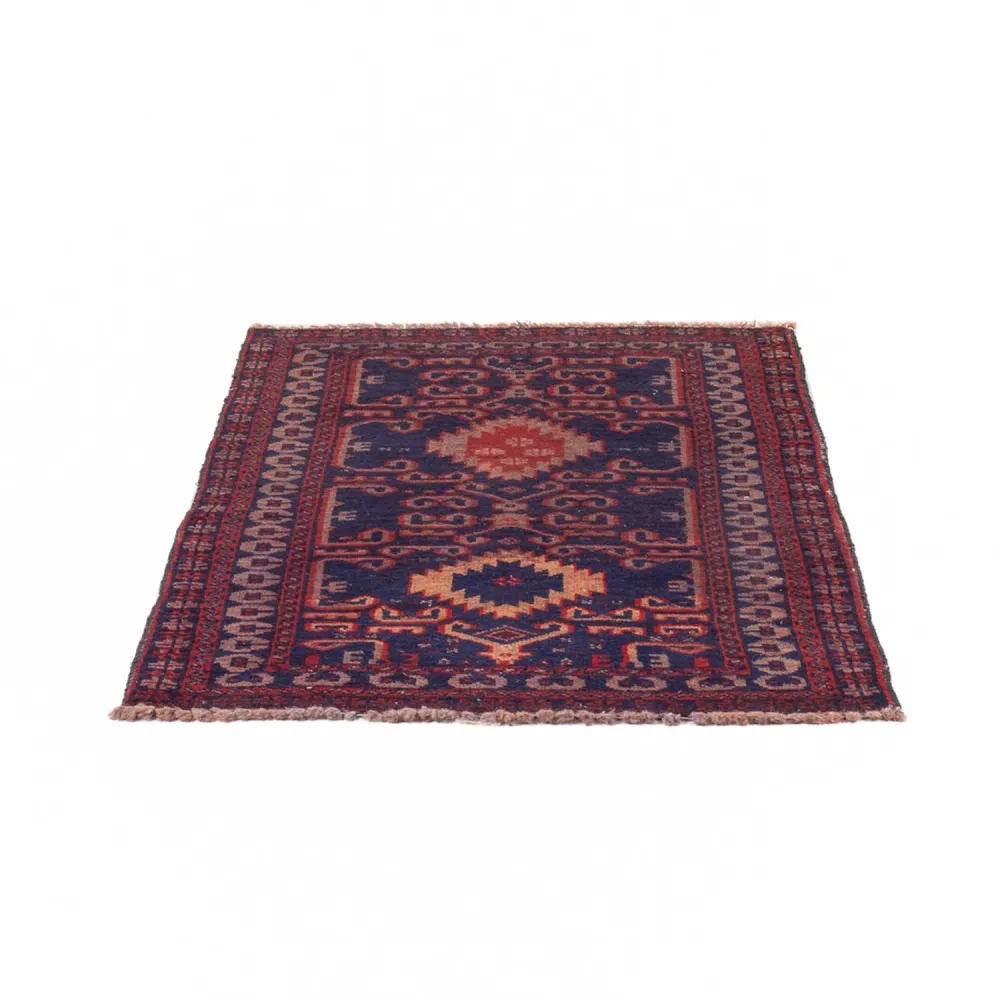 Balutsj-teppe - 120 x 60 cm - bordeaux rød