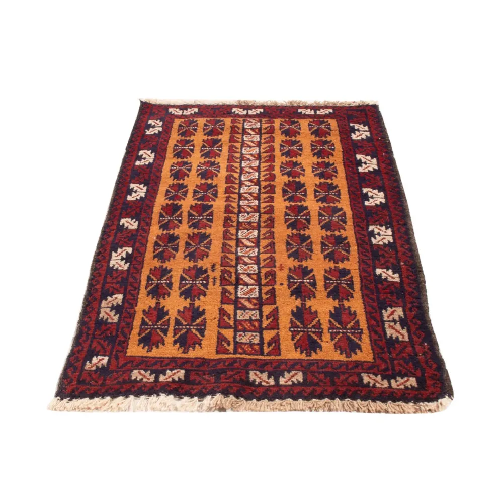 Balutsj-teppe - 123 x 76 cm - kamel