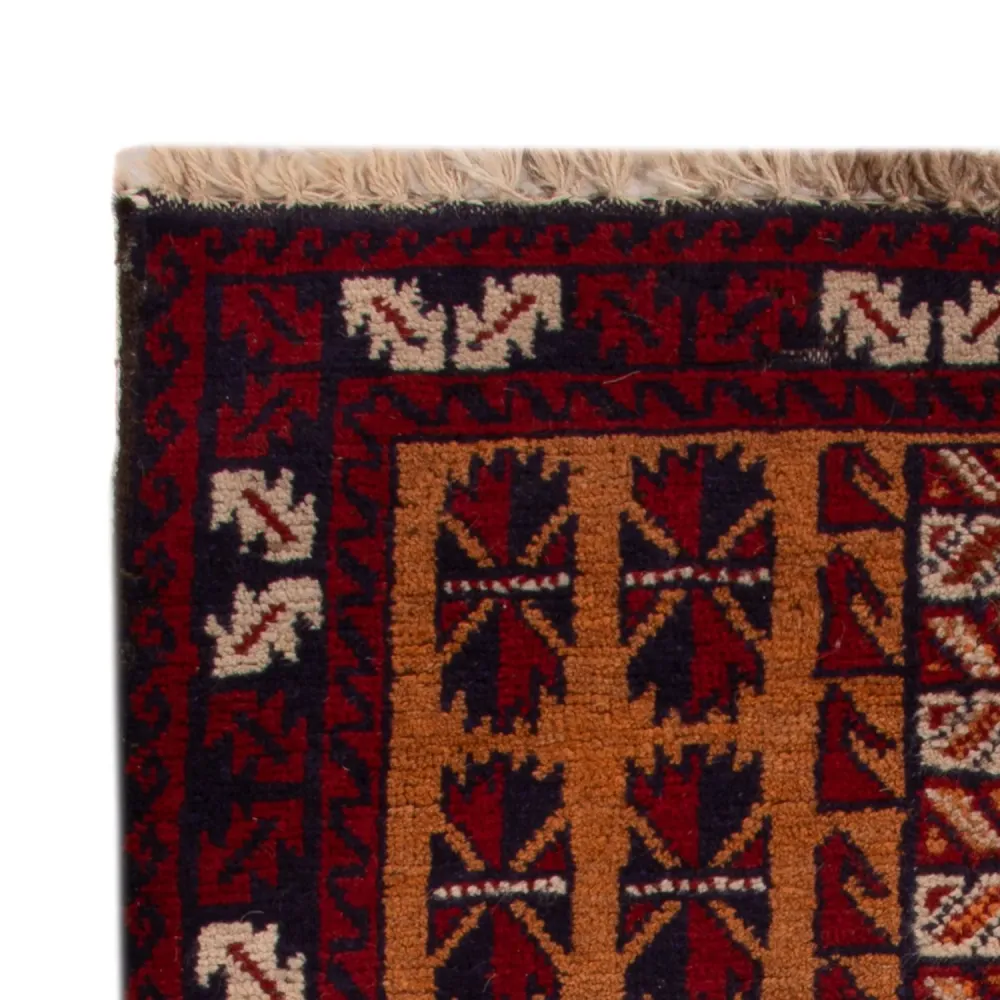 Balutsj-teppe - 123 x 76 cm - kamel