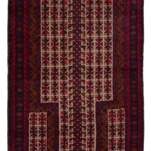 Balutsj-teppe - 130 x 83 cm - beige
