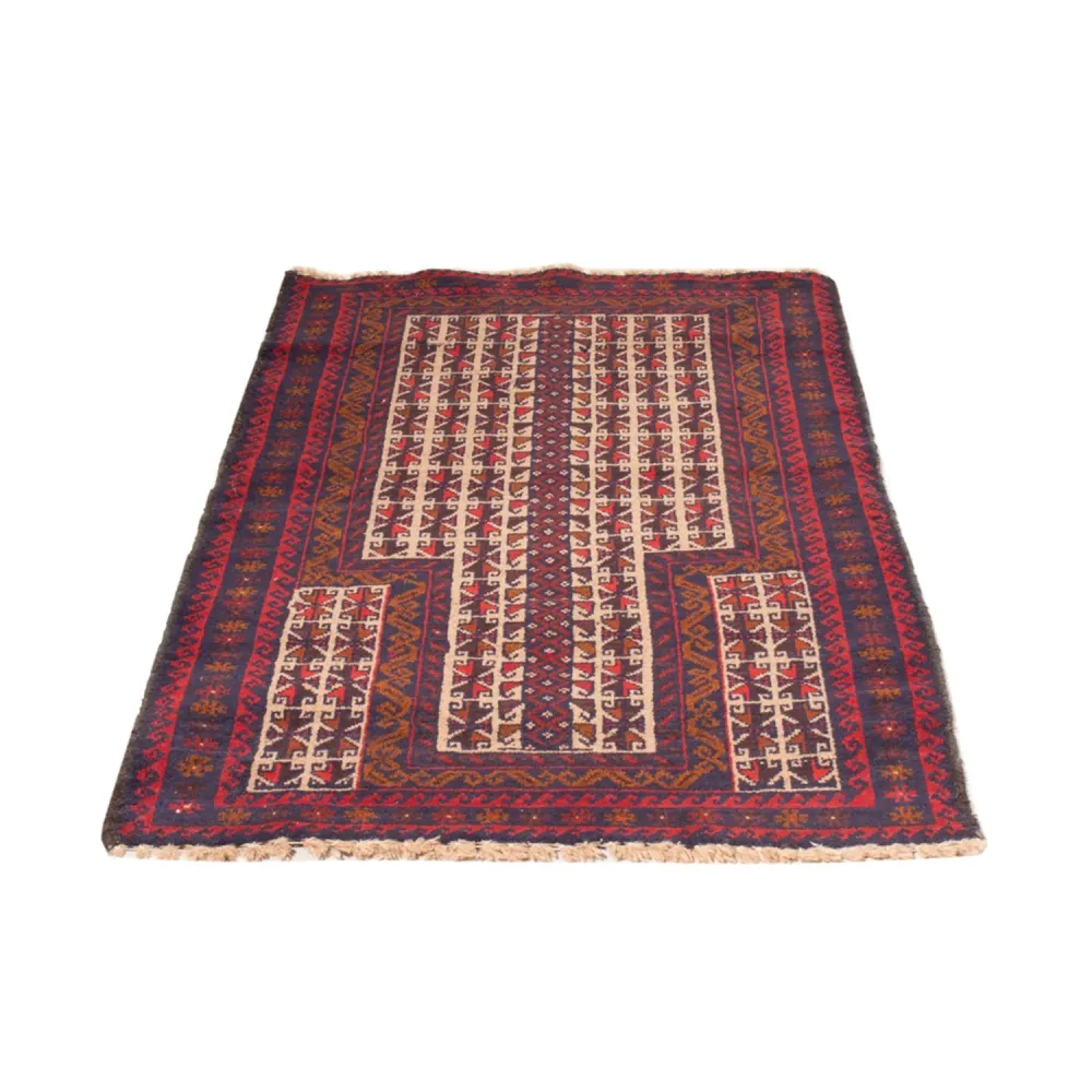Balutsj-teppe - 130 x 83 cm - beige